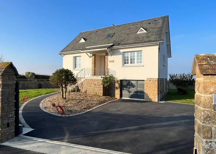 Maison Familiale Face A La 빌라 Regnéville-sur-Mer